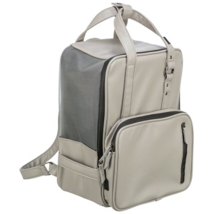 Rucsac Pentru Caini, CityStyle, 30x20x40 cm, Pana la 8 kg, Gri Deschis, 28832 - Img 9