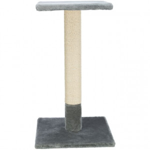 Sisal Plat cu Stalp Baena, 38 x 38 x 69 cm, Gri, 43371 - Img 1