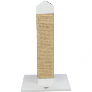 Sisal Plat cu Stalp Be Nordic Iben, 34 x 34 x 60 cm, Alb, 44744