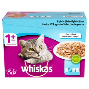 Whiskas 12 x 100 g, Peste, in Aspic