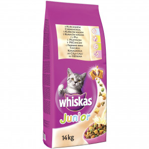 Whiskas Uscat, Junior, Pui, 14 kg