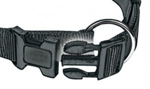 Zgarda Chinga Clasic Reglabil, L- x L: 40-65 cm/25 mm Negru, 14231 - Img 2
