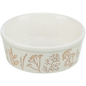 Castron Ceramic, Alb/Taupe, Dimensiune 0.3 l/ø 12 cm