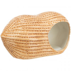 Casuta Ceramica pentru Hamsteri, Forma Arahida, 17 x 8 x 8 cm - Img 4