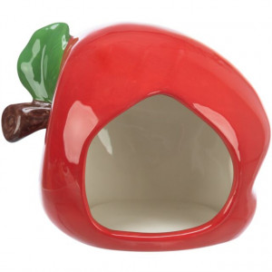 Casuta Ceramica pentru Hamsteri, Forma Mar, 13 x 10 x 10 cm