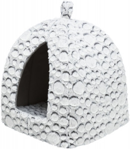 Culcus Iglu, Mila, 32 × 42 × 32 cm, Alb-Gri, 38980 - Img 4