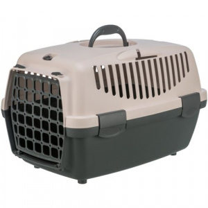 Cusca de Transport Capri 1, XS, 32 x 31 x 48 cm/Pana la 6 kg, Culoare Gri Inchis/Roz Pudrat
