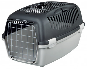 Cusca de Transport Capri 3 Open Top, S, 40 x 38 x 61 cm/Pana la 12 kg, Culoare Gri Inchis/Gri Deschis