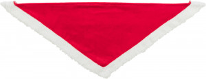 Esarfa de Craciun, Rosu, Marime M, Dimensiune 75 cm