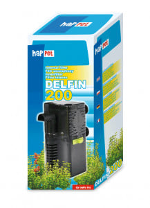 Filtru Intern Happet Delfin 200 pentru Acvariu Pana La 50 l/180 l/h/ 3 W, F102 - Img 1