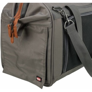 Geanta de Transport, Finlay, 43 x 26 x 32 cm, Pana la 10 kg, Negru/Gri - Img 4