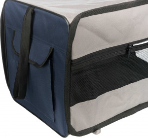Geanta Transport/Kennel Soft Twister, Albastru/Gri, Marime S–M, Dimensiune 50 x 52 x 76 cm - Img 6