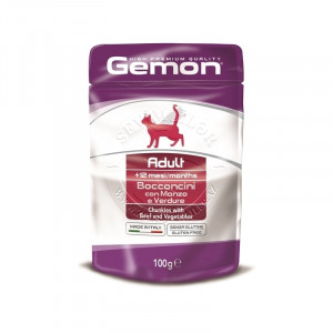 Hrana Umeda Gemon Cat 100 g Adult, Vita/Legume