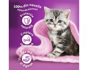 Hrana Umeda Pentru Pisici, Junior, Cu Pui In Aspic, Plic, 85 g - Img 2