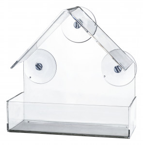 Hranitor exterior pentru Pasari Atasabil pe Geam, 15 x 15 x 6 cm, 55610 - Img 2