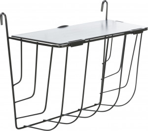 Hranitor Metalic pentru Rozatoare, cu Capac, 25 x 18 x 12 cm, Negru