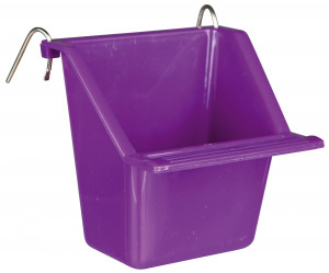 Hranitor Plastic pentru Pasari, 80 ml/6 x 6 cm, Diverse Culori