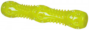 Jucarie Caini, Baston, TPR, Culoare Lime, Dimensiune 28 cm - Img 3