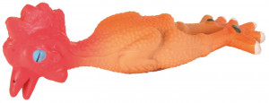 Jucarie Caini, Pui, Latex, Cu Sunet, Dimensiune 15 cm