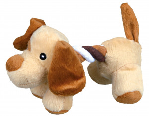 Jucarie Pentru Caini, Elefant Cu Sfoara, Plus, Cu Sunet, 17 cm