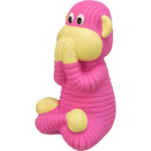 Jucarie Pentru Caini, Maimuta, Latex, Cu Sunet, 12 cm, Diverse Culori/Figuri - Img 3