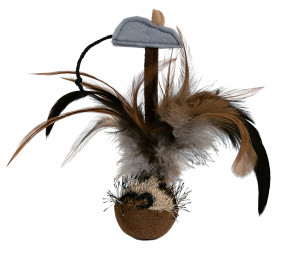 Jucarie Pentru Pisici, Fluturasul Bobo, Cu Sunet, 15 cm