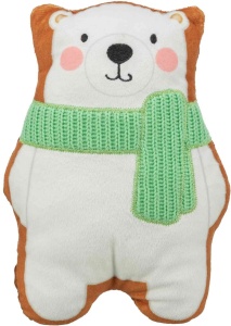 Jucarie Xmas Ursulet, Plush, 20 cm, 92602 - Img 1
