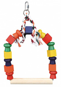 Leagan Arc pentru Pasari, Lemn, 20 x 29 cm
