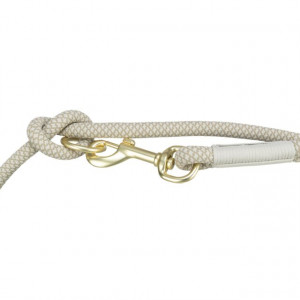 Lesa Coarda Soft, Reglabila, S-XL, 2.00 m/ø 10 mm, Diverse Culori, Culoare Gri/Gri Deschis - Img 3
