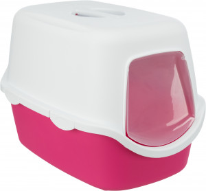 Litiera cu Acoperis Vico, 40 x 40 x 56cm, Pink, 40277