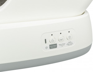 Litiera Cu Autocuratare Pentru Pisici 53 × 55.5 × 52 cm Alb 40040 - Img 4