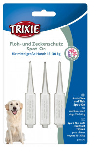 Picaturi Antiparazitare Naturale, Caini, 15-30 kg 3 x 5 ml, 25376