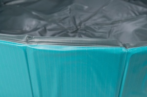 Piscina Pentru Caini, Plastic, 70x12 cm, Petrol/Gri, 39480 - Img 11