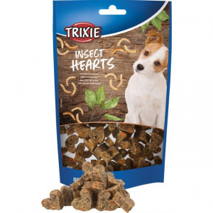 Recompense Pentru Caini Alergici, Inimi De Insecte Cu Viermi De Faina, 80 g - Img 5