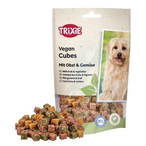 Recompense Pentru Caini, Vegan, Cuburi cu Cartofi Dulci, Legume si Fructe, 100 g, 31286 - Img 1