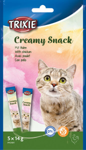 Recompense pentru Pisici, Creamy Snacks cu Pui, 5 x 14 g - Img 2