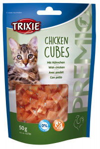 Recompense Pentru Pisici, Premio, Cuburi Cu Pui, 50 g