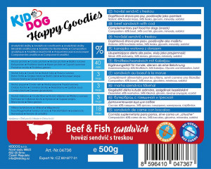 Sandwich cu Vita si Cod, 500 g, A04736 - Img 2