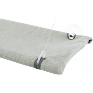 Sezlong Atasabil pe Fereastra, 50 x 30 cm, pana la 12 kg, Gri, 43209 - Img 4