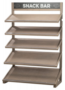Snack Bar cu Rafturi, 127 x 185 x 59 cm, 9021 - Img 2