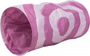 Tunel de Joaca pentru Pisici, cu Folie Fosnitoare, Nailon, 25 x 50 cm, Diverse Culori - Img 2