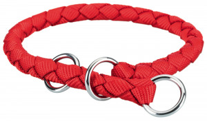 Zgarda Cavo, Semistrangulanta, Culoare Rosu, Marime L, Dimensiune 47-55 cm/18 mm