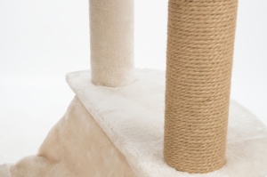 Ansamblu Cat Tree Federico, 60x50x142 cm, Gri Deschis, 44428 - Img 3