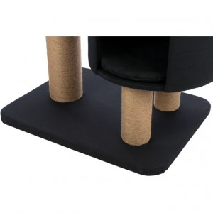 Ansamblu XXL Teites, 78 x 58 x 148 cm, Negru, 44719 - Img 3