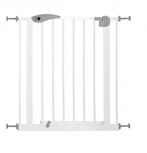 Bariera pentru Caini, Metal, 75-85 x 76 cm, Alb