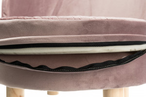Canapea Sofia Livia, Antic Pink, 48 x 40 cm, 37910 - Img 3