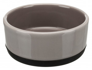 Castron Ceramic, Pentru Caini, 0.4 l/12 cm, Gri, 24360 - Img 1