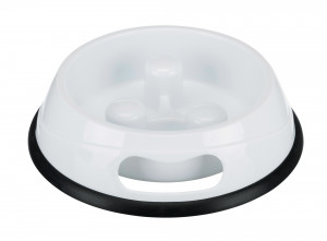 Castron Plastic pentru Hranire Lenta, Diverse Culori, Dimensiune 0.45 l/ø 20 cm