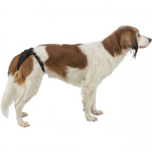 Chiloti de Protectie Confort pentru Caini Femele, Negru, Marime L, Dimensiune 50-59 cm - Img 2