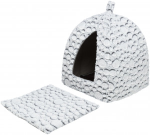 Culcus Iglu, Mila, 32 × 42 × 32 cm, Alb-Gri, 38980 - Img 5